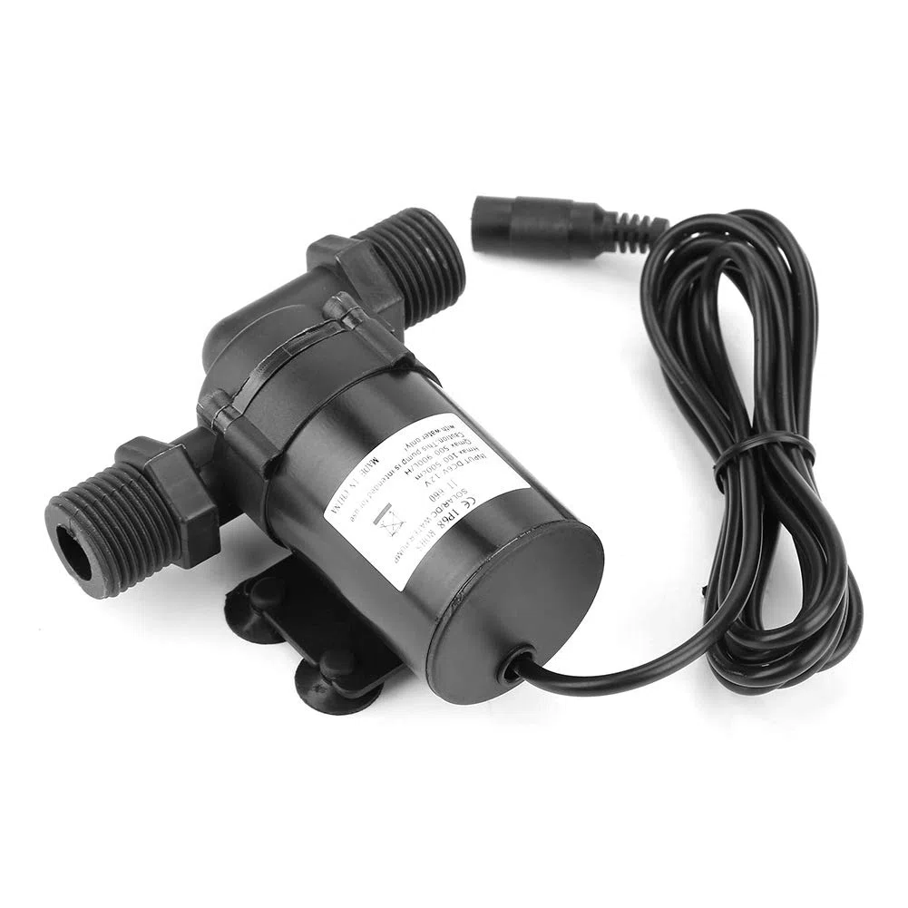Mini DC-B Minus Pompa Acqua per Scaldabagno Solare 12V 0-80℃ Pompa di Circolazione Acqua Calda 12V Zaojiao DC 12X10X6Cm