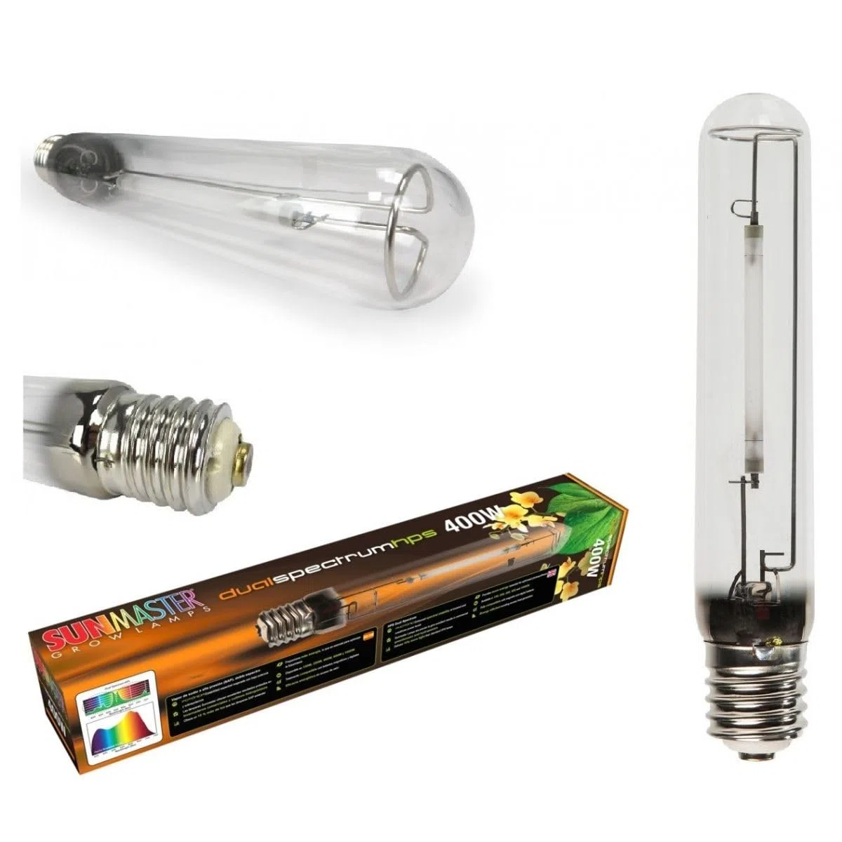 Lampada HPS per Crescita e Fioritura SunMaster HPS Dual Spectrum (400W)