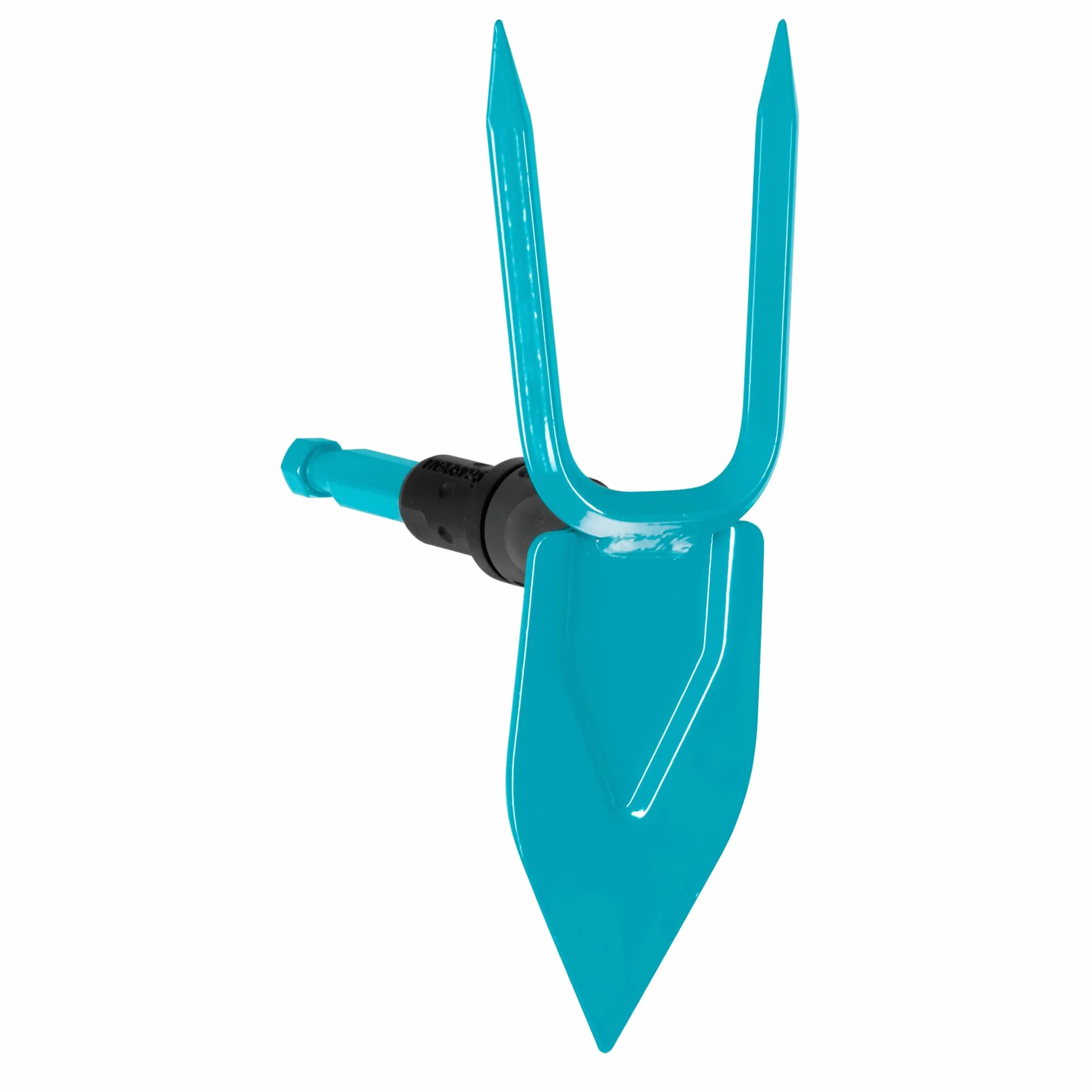 Gardena Zappa combisystem: Zappa con lama a cuore, 2 denti, larghezza di lavoro 7 cm, in acciaio di alta qualità, rivestita con Duroplast (3215-20)