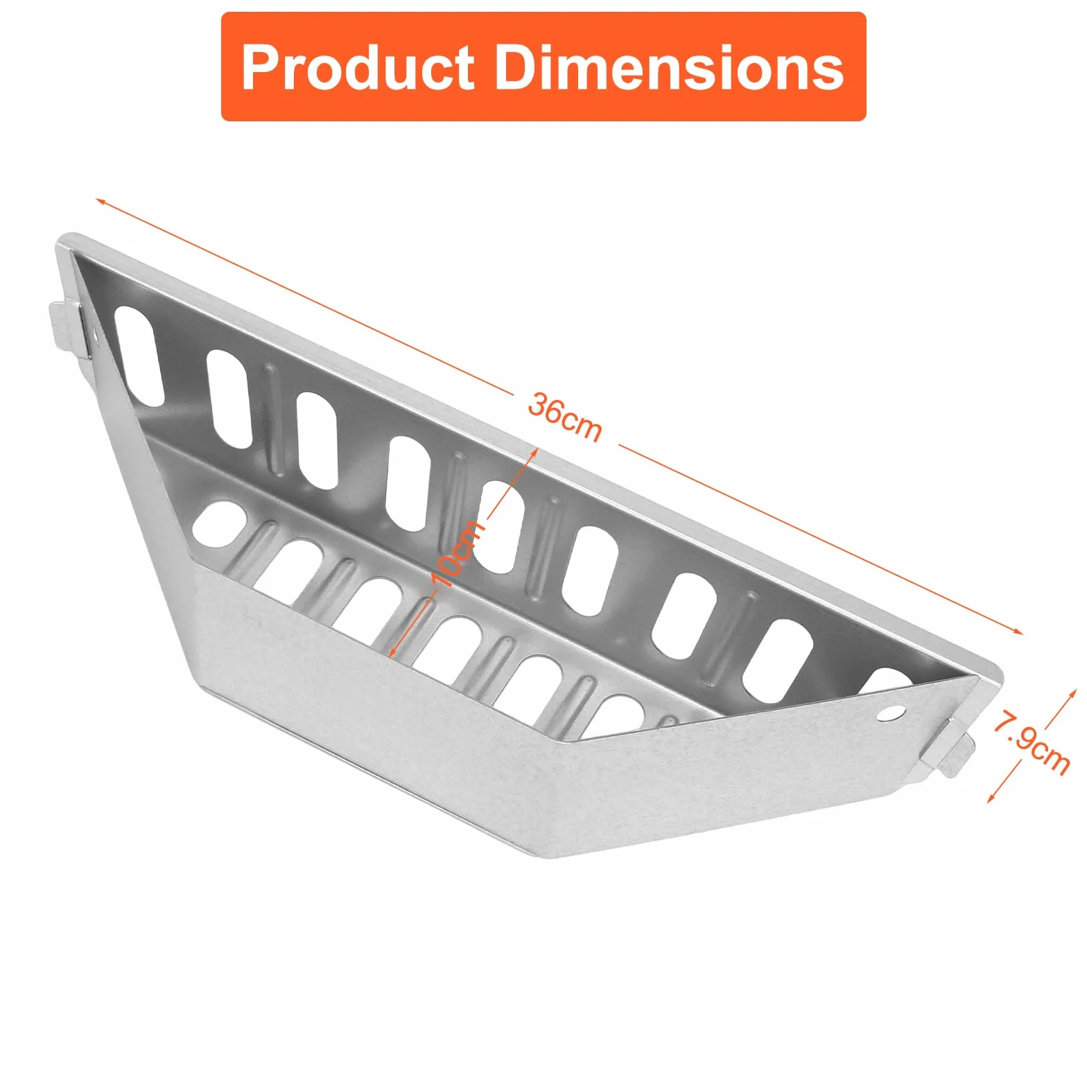 QuliMetal cesti separa carbone per Weber barbecue a carbone da 47, 57, 67 cm, Char-Basket per Weber 7403, cesti separa carbone, supporti per carbone e bricchetti per Kettle, One Touch, Master Touch