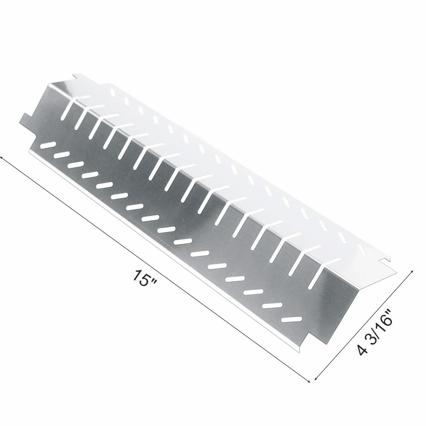94011 4PCS di Pezzi di Ricambio per Barbecue a Gas in Acciaio Inox, Piastre riscaldanti per Barbecue a Gas, per Grill a Gas Charbroil, Costco, Centro, Thermos e Altri Modelli di griglia a Gas