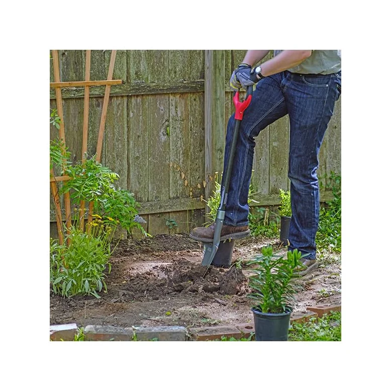 Rootslayer VENTEO - Confezione robusta nera per adulti, giardino, manico solido