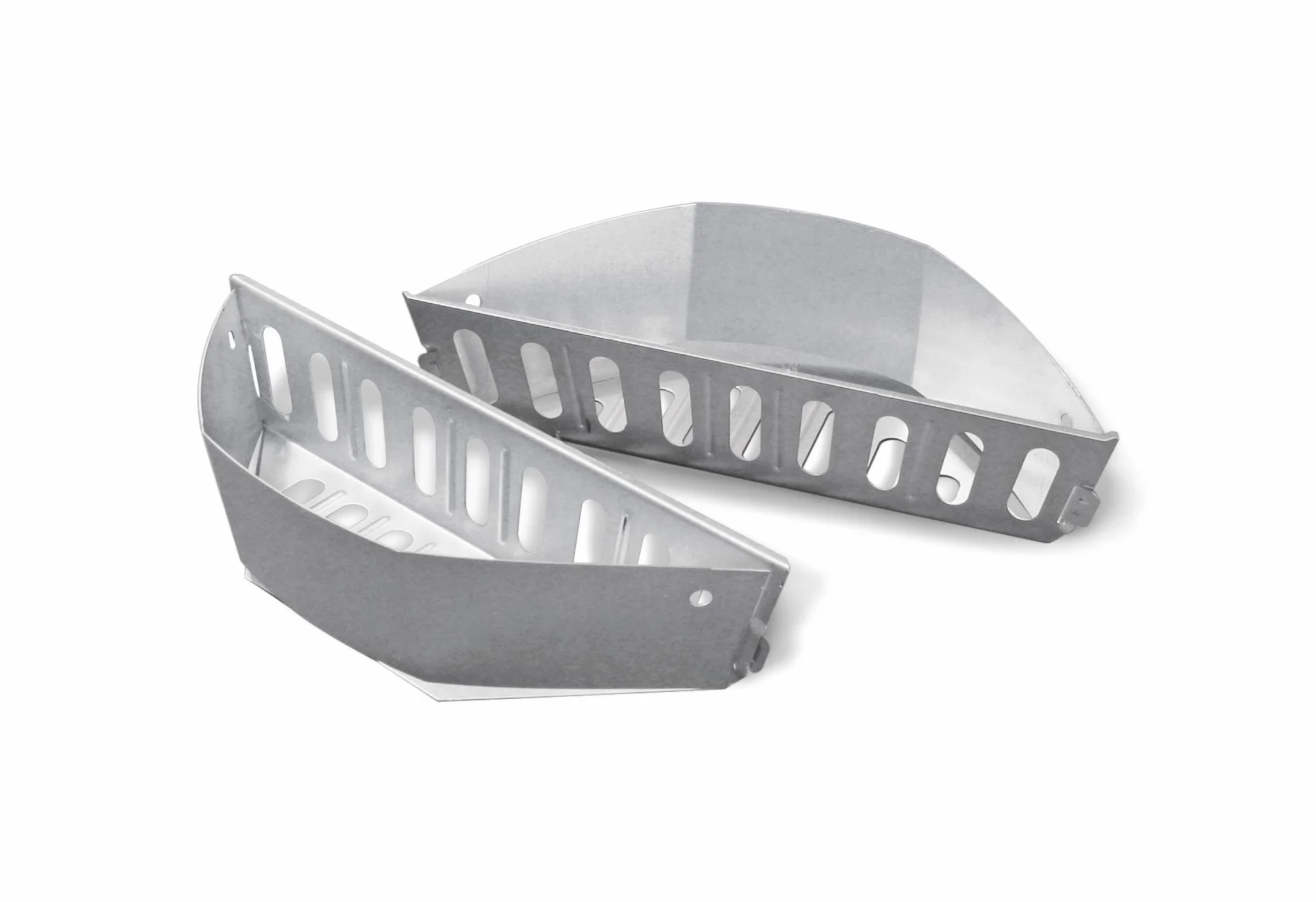 Weber cesti per Carbone per Tutti i Barbecue a Carbone Tipo Kettle, stabili e robusti, Ideali per Cottura Diretta e indiretta – Argento (3401510)