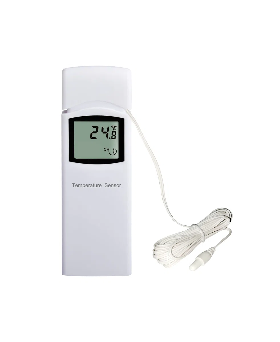 Sensore sonda termometro multicanale wireless ECOWITT per stazioni meteorologiche domestiche o da giardino WN30AN Il sensore della sonda del termometro wireless