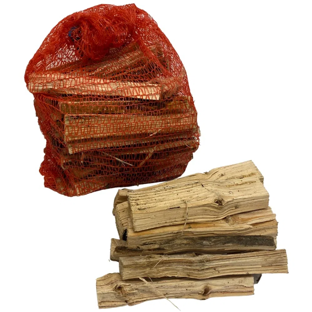 Legnetta Accendifuoco 100% Abete, Secca e Pronta all'uso, Legna Ecologica da Ardere per Camini, Stufe e Barbecue, Sacco 3 Kg (4 Sacchi, 12 Kg)