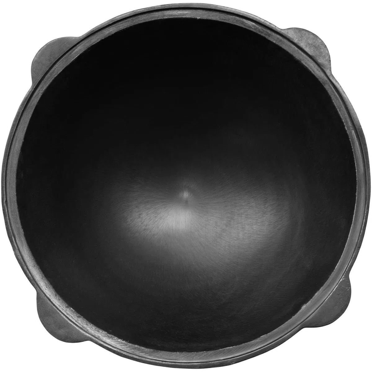 Wok ghisa 8 L (fondo rotondo) Kazan con schiumarola NAMANGAN Uzbek Kazan Uzbeko Asia WOK Cast Iron KESSEL Camping Uzbek Pentola con coperchio in alluminio Grillwok Pentola wok