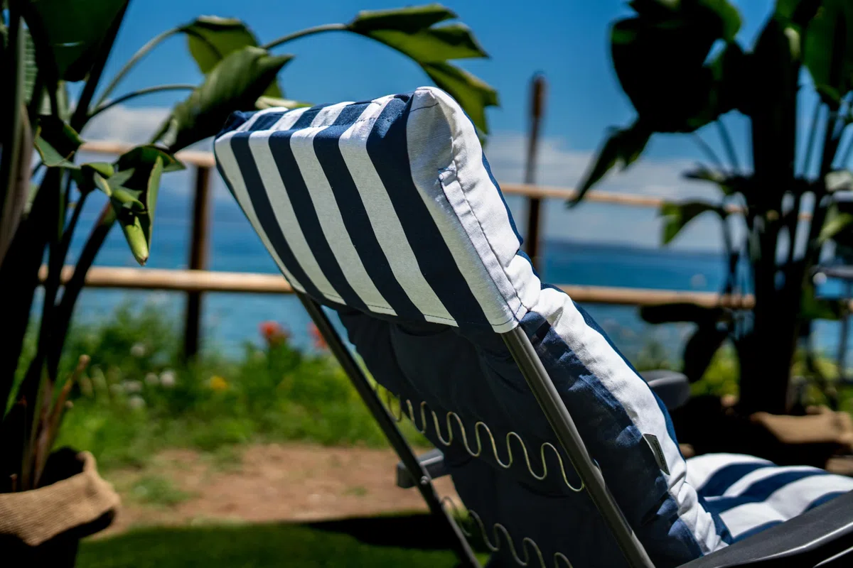 TECNOWEB Cuscino Imbottito per Sdraio con poggiapiedi (160x45cmx10cm) - 100% Made in Italy - Ricambio Cuscino Ideale per Sdraio da Giardino - Disponibili Diversi Colori