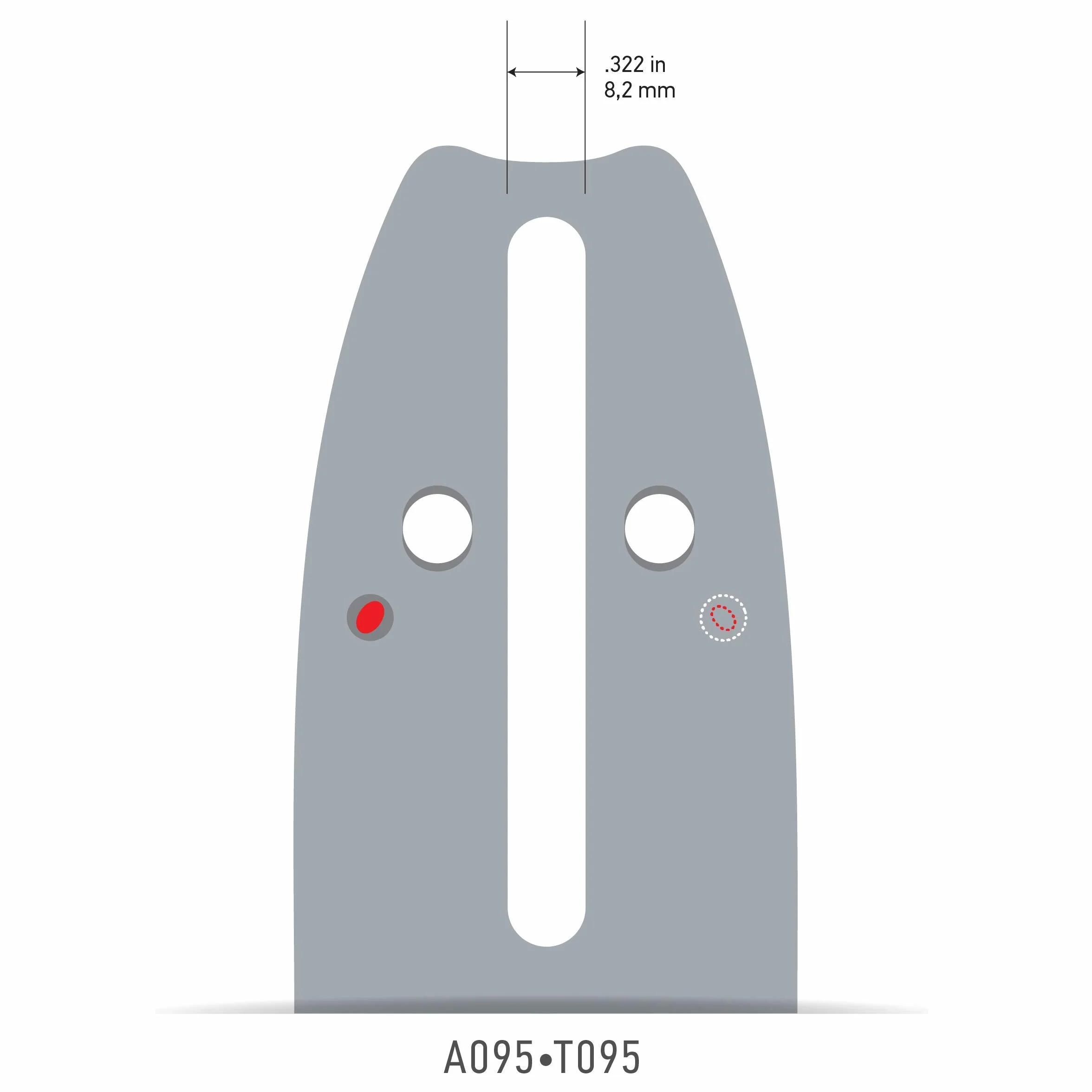 Oregon, 160SXEA095, OREGON Pro Series 160X 095 91 AM pignone piercing naso con A095
