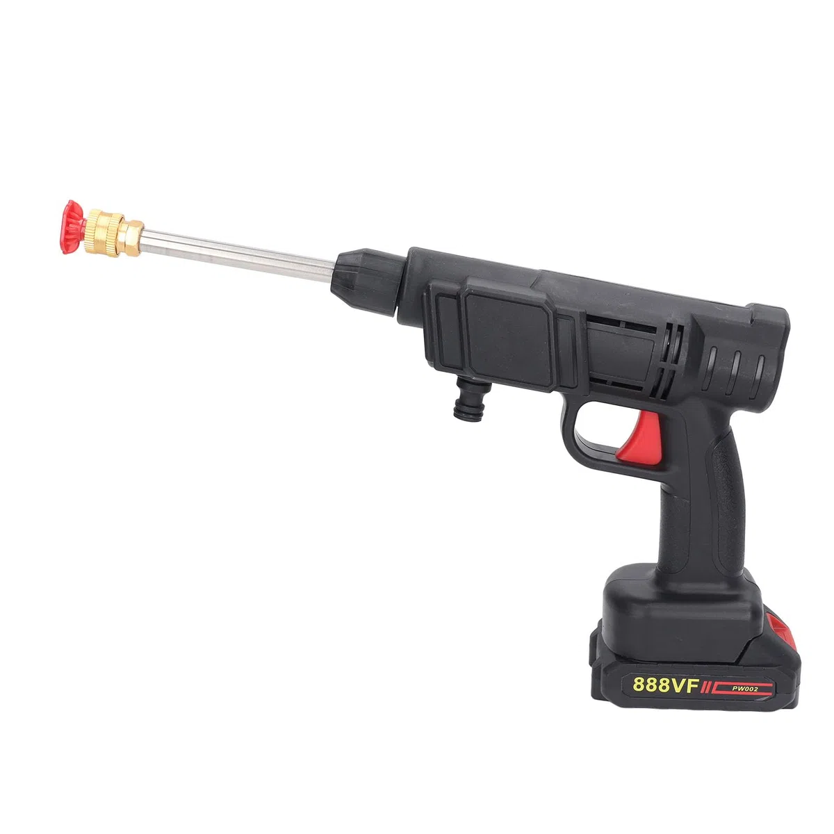 Pistola per Idropulitrice a Batteria, 450PSI Portatile con Batteria Ricaricabile, Pulizia Rapida Ed Efficiente, Accesso All'acqua Ovunque (Spina UE)