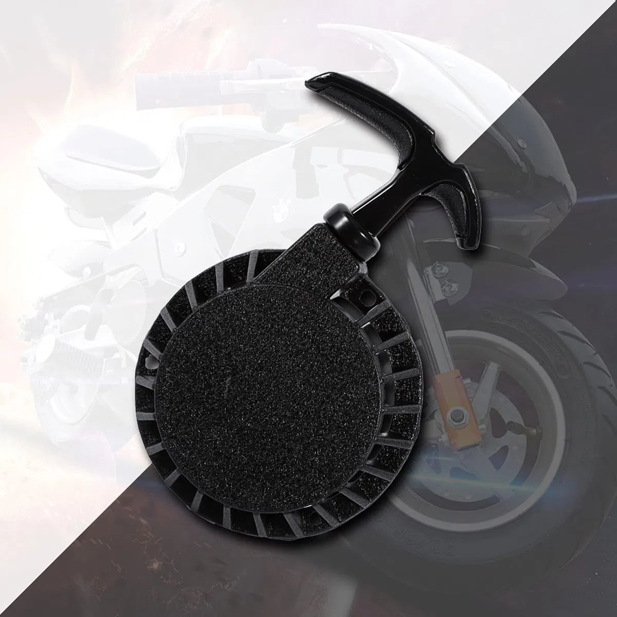 Avviamento a Strappo Minimoto, Accensione a Strappo Easy Pull Starter Mini Quad in Alluminio Universale Nero per Mini Pocket Dirt Bike Minimoto ATV Quad