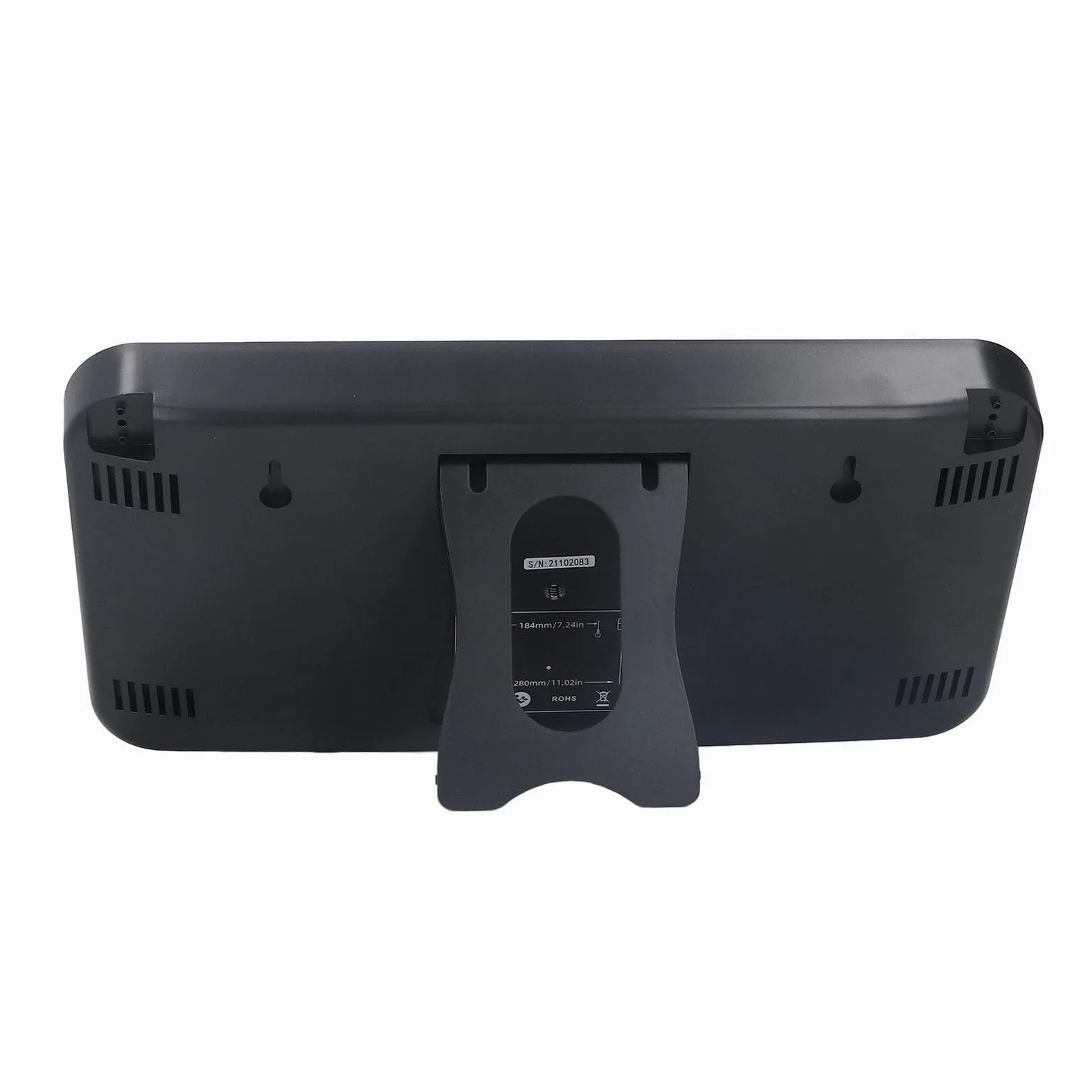 Jeffergarden Misuratore di Temperatura e umidità Igrometro con Display Digitale con Ampio Schermo LED Sensore C3 Ad Alta Precisione Supporto Posteriore Soglia di Allarme per Monitoraggio Serra di
