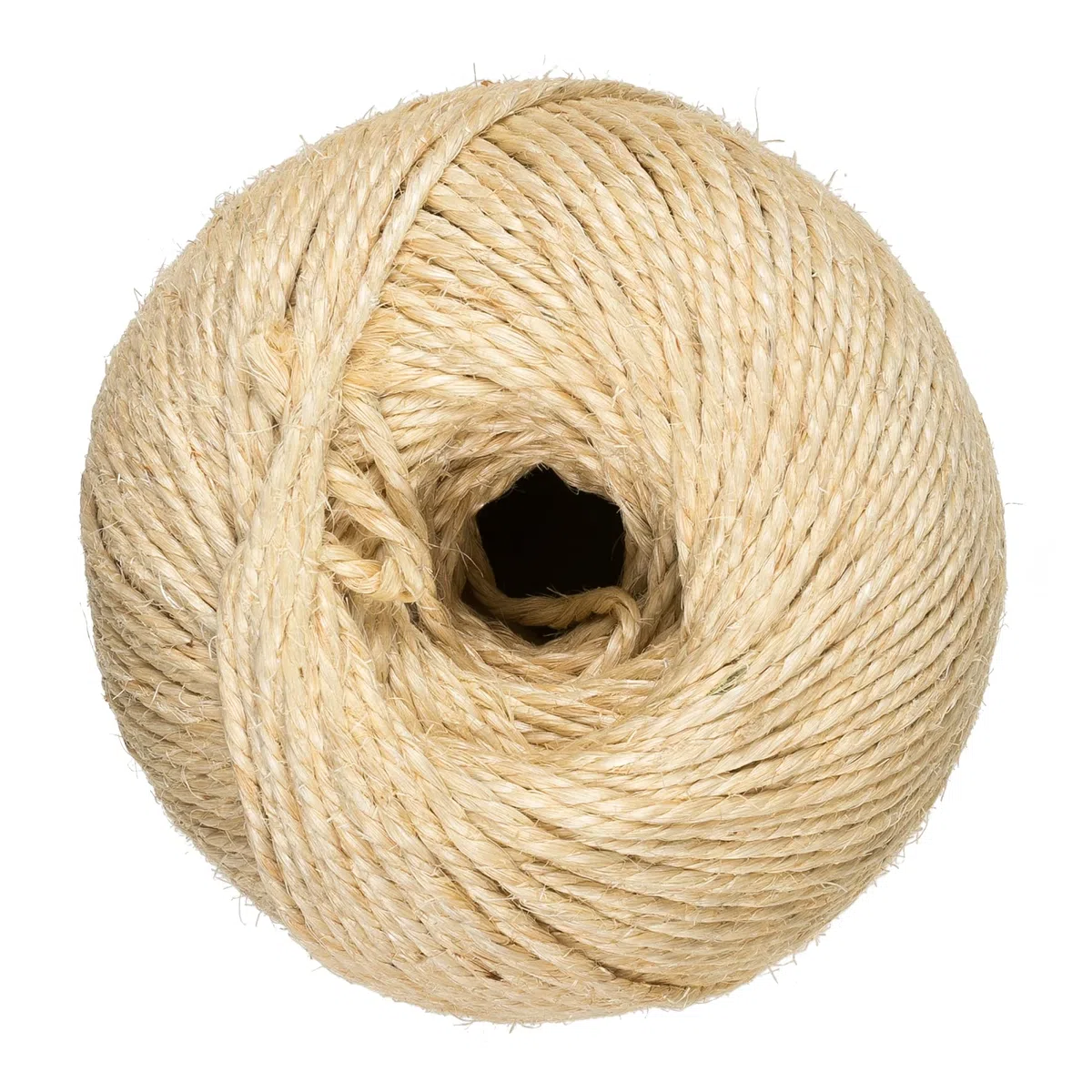 Spago Sisal Naturale 3,5 mm ±255 m 2 kg Spago da giardino, fai da te, imballaggio, albero per gatti