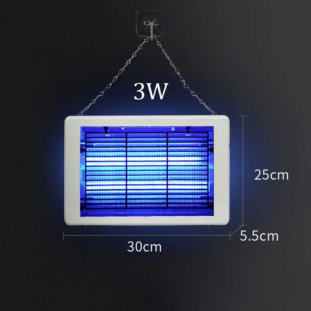 Trappola per zanzare, Lampada elettrica antizanzare, Lampada antizanzare per Interni, Lampada UV antizanzare per casa e Commerciale, Lampada antizanzare a LED