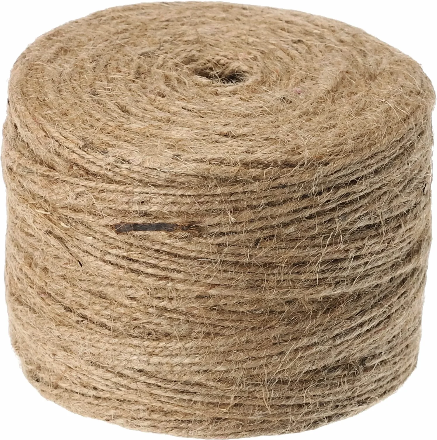 Rayher 4200331 Cordone Iuta, 3-x 3.5 mm ø, Rocchetto 280 m, Cordoncino Decoro per Lavori Creativi, Marrone (Naturale)