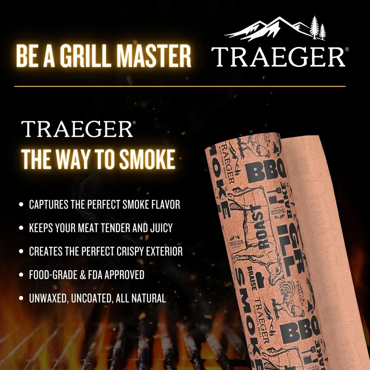 Traeger Grills BAC427 Carta da macellaio
