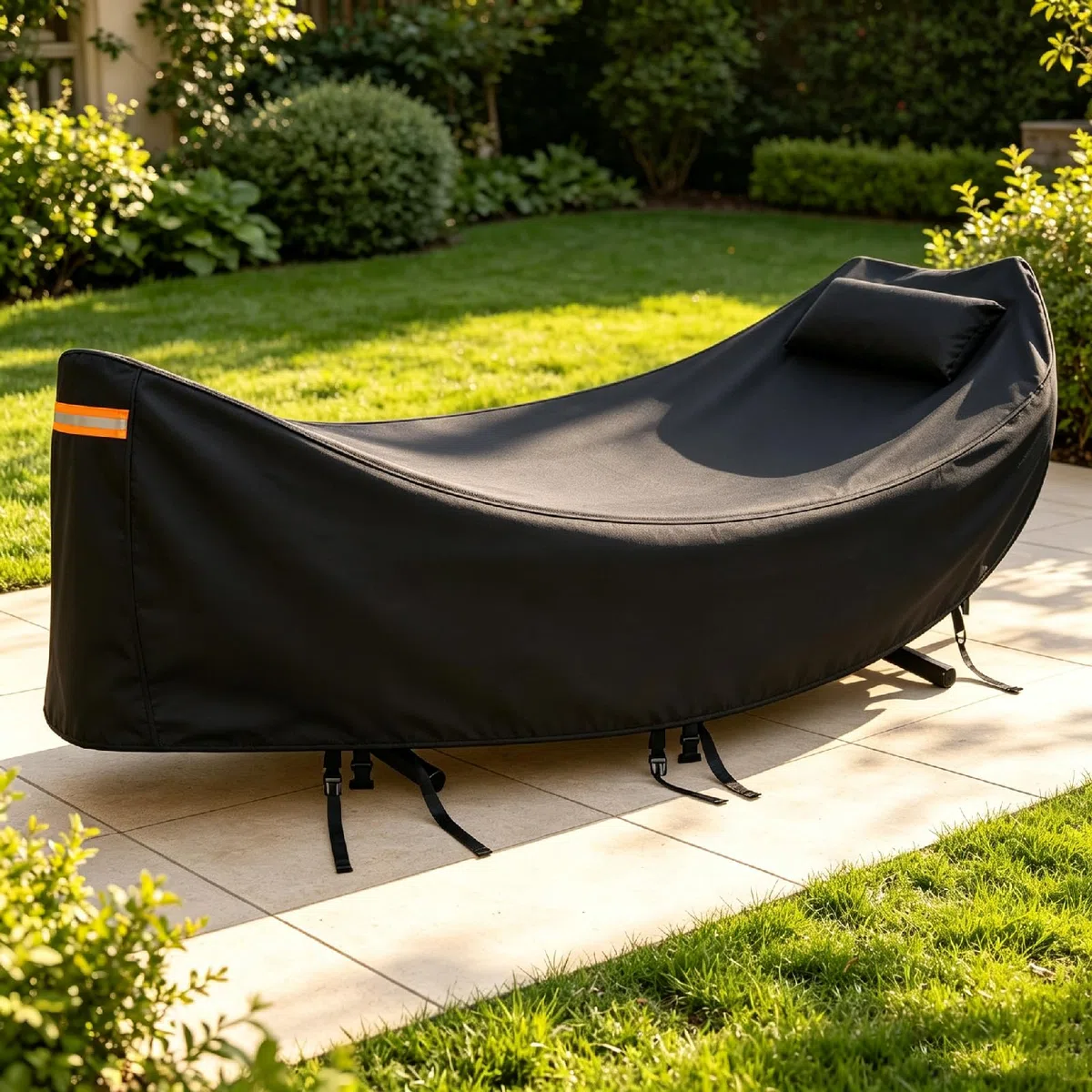 Copertura per Lettino da Giardino,Copertura Lettini Esterno,Copertura per mobili da Giardino,Copertura per Amaca da Esterno,Anti-UV,Antivento,per Sedia a Sdraio e Mobili
