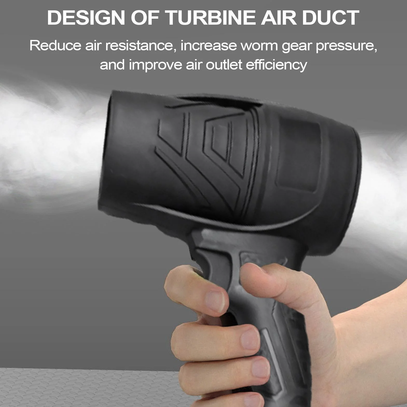 Soffiatore Portatile Ventilatore Elettrico Portatile Turbo Regolabile | Soffiatore per Foglie a Batteria Per Pulizia Cortile Patio Auto Giardino Paesaggistica Garage Autunno Inverno