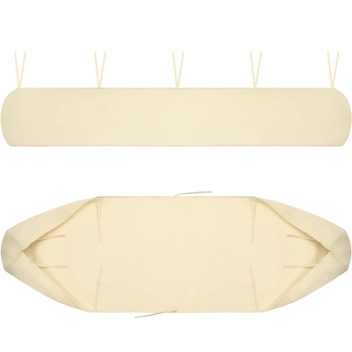 Tende da Sole per Giardini, Coperture Tettoia Tessuto 420D Oxford Protettiva Antipolvere Impermeabile, per Avvolgibile A Scomparsa, Patio Veranda Esterno Invernale ﻿ (Beige, 3.5M)