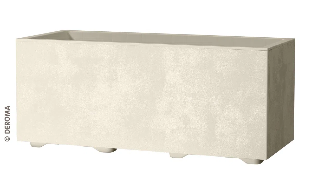 DEROMA Millennium Colore Pearl-Vaso Cassetta Misura 59x25x25h Venduto da Egarden.Store