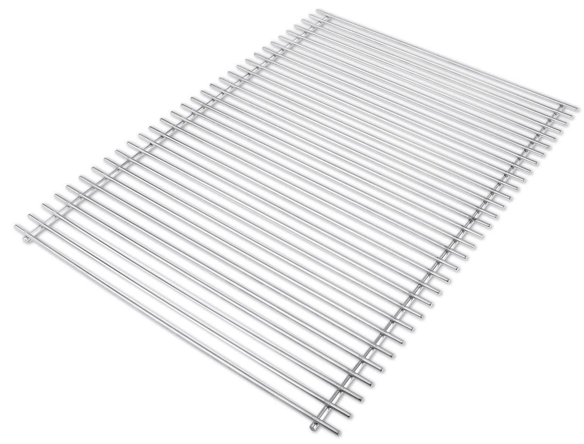 DEOS Griglia in Acciaio Inox Europeo 60x45cm - Griglia Barbecue Vantaggiosa e Modulare, Diametro Materiale 7+5mm - Perfetta per Griglia a Carbone o Gas con Possibilità di Combinazioni Varie