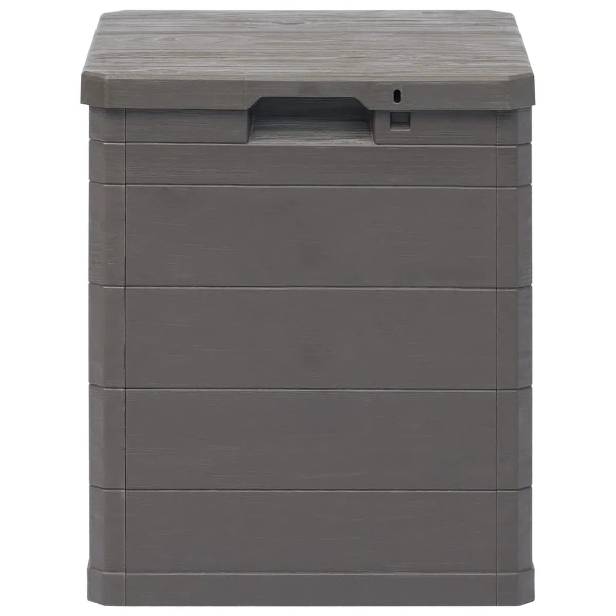 ARKEM Baule da Giardino Effetto Legno Organizer Box Giocattoli Multibox Impermeabile Esterni,Baule da Giardino 90 L Marrone