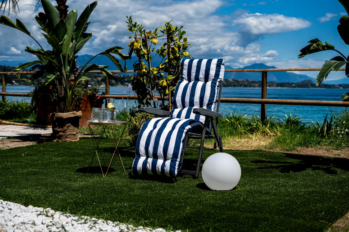 TECNOWEB Cuscino Imbottito per Sdraio con poggiapiedi (160x45cmx10cm) - 100% Made in Italy - Ricambio Cuscino Ideale per Sdraio da Giardino - Disponibili Diversi Colori
