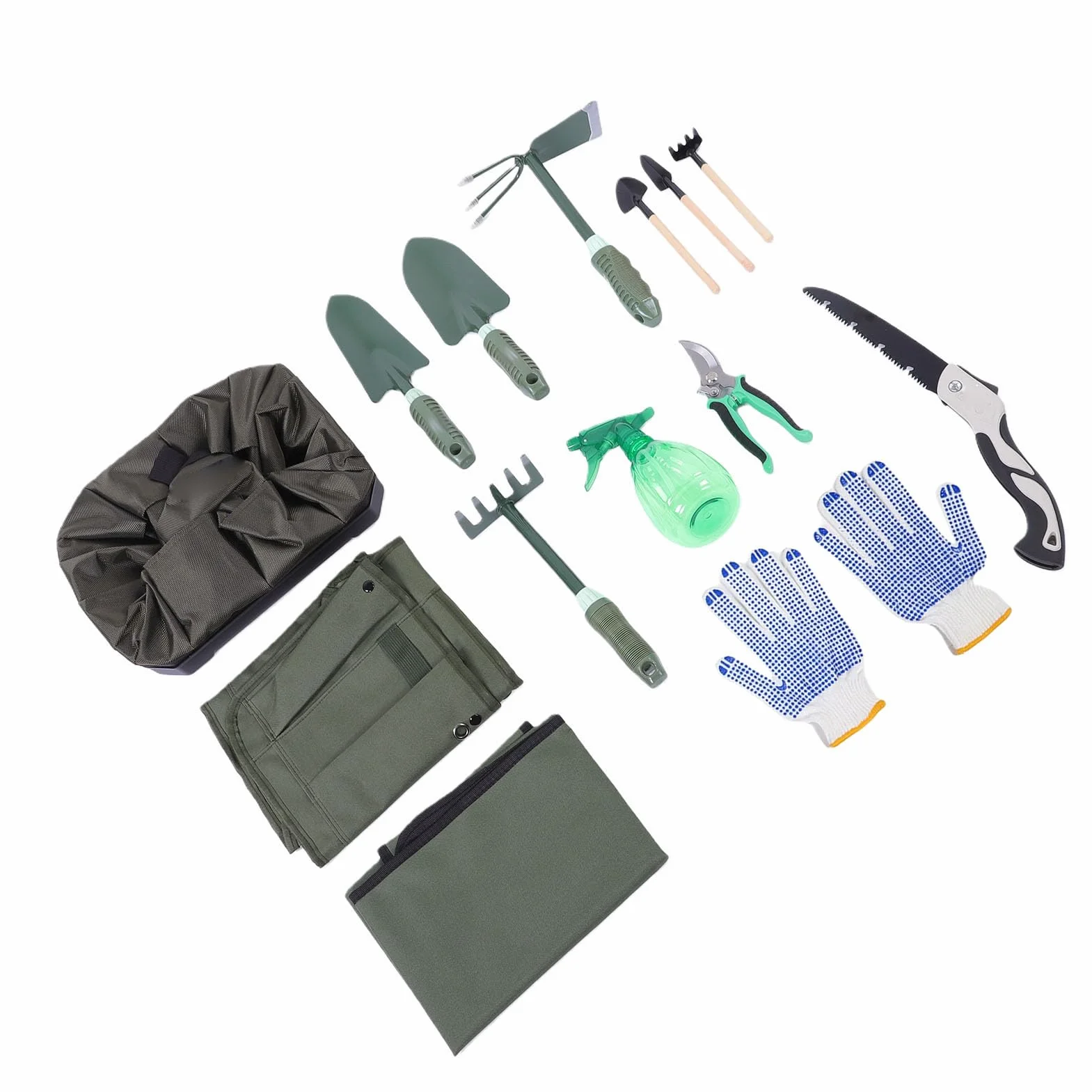 Set Attrezzi Da Giardinaggio, Rivestimento Antiruggine Manico Ergonomico Set Attrezzi Da Giardino, Kit Da Giardinaggio Per Donne Con Borsa Di Grande Capacità E Per La Mamma Festa Della Mamma