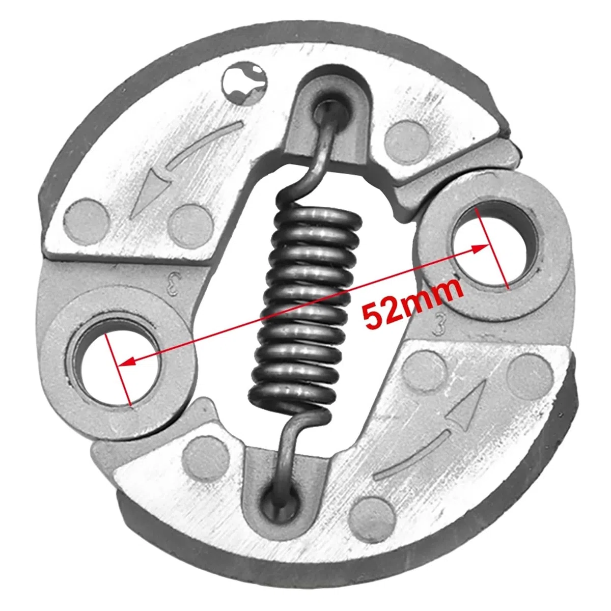 Frizione in Alluminio da 75,5 mm for Em-Ark 4191153AR for 36 37 38 42 43 44 for decespugliatore E-fco EF3600 EF3700 EF3800