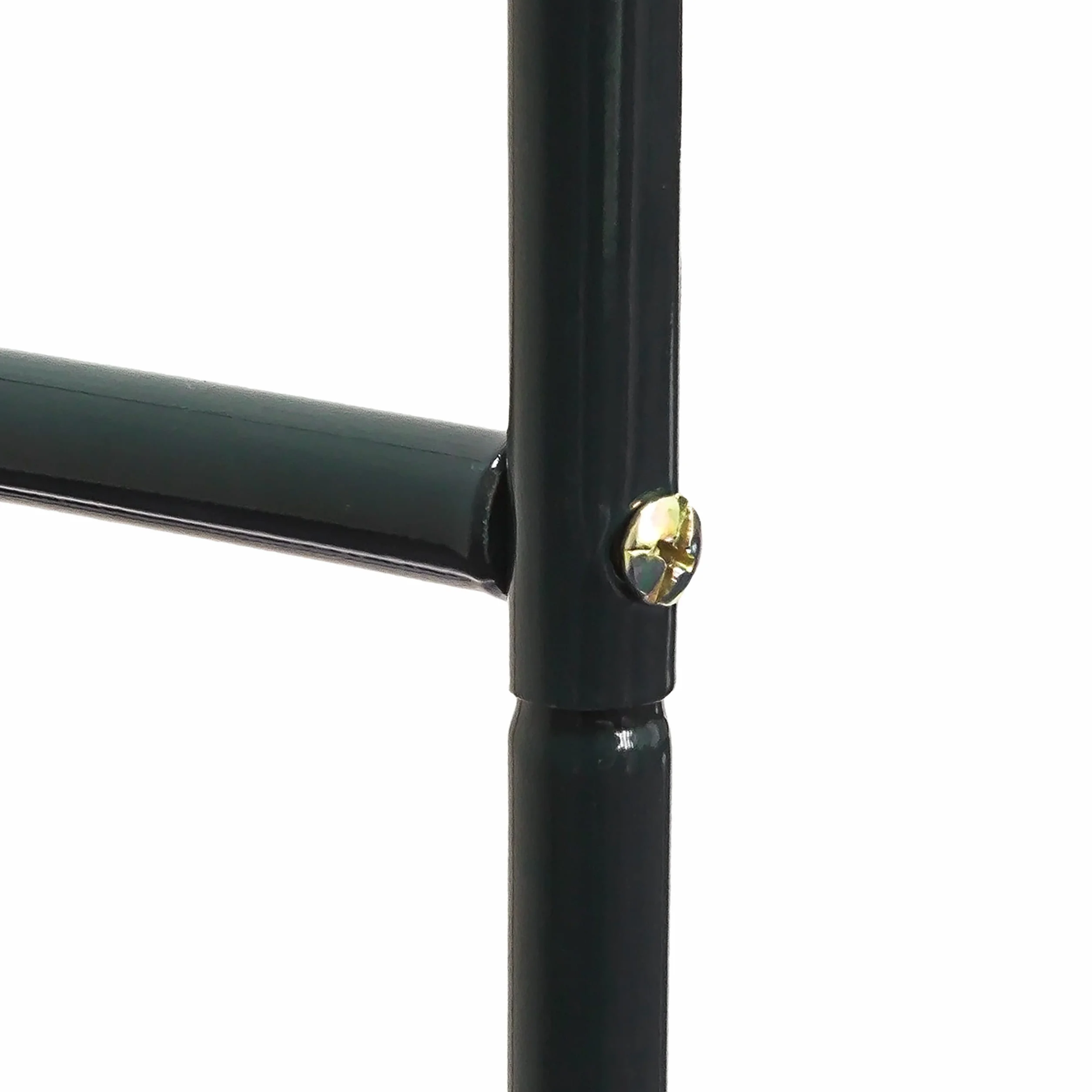 Relaxdays Arco per Rose Rampicanti, 255x140x38 cm, Struttura Resistente alle Intemperie, Design Romantico, Verde Scuro