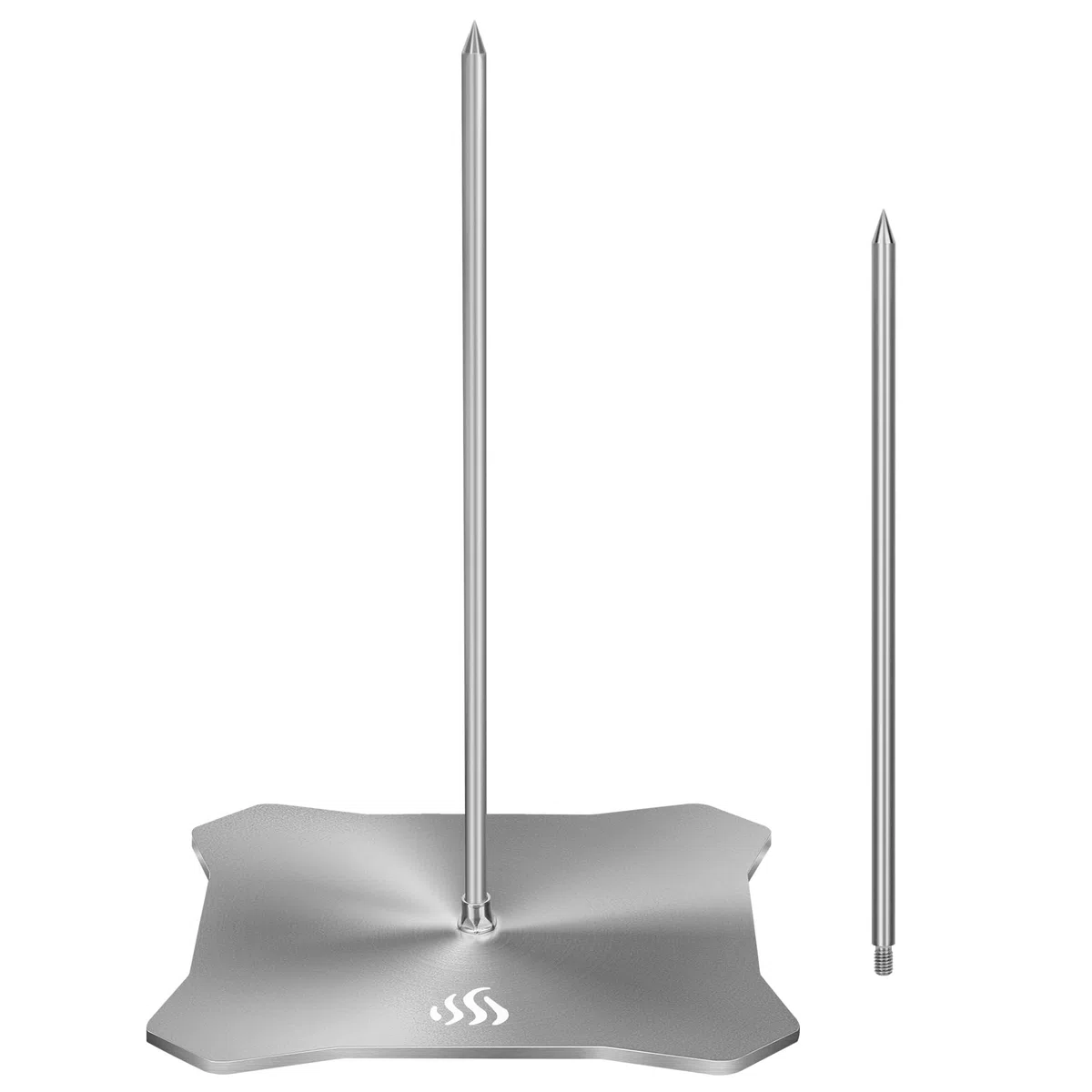 Onlyfire Supporto verticale per spiedini da 22.8cm e 29.2cm,Adatto per bistecca, pesce intero, pollo intero, salsiccia, ecc