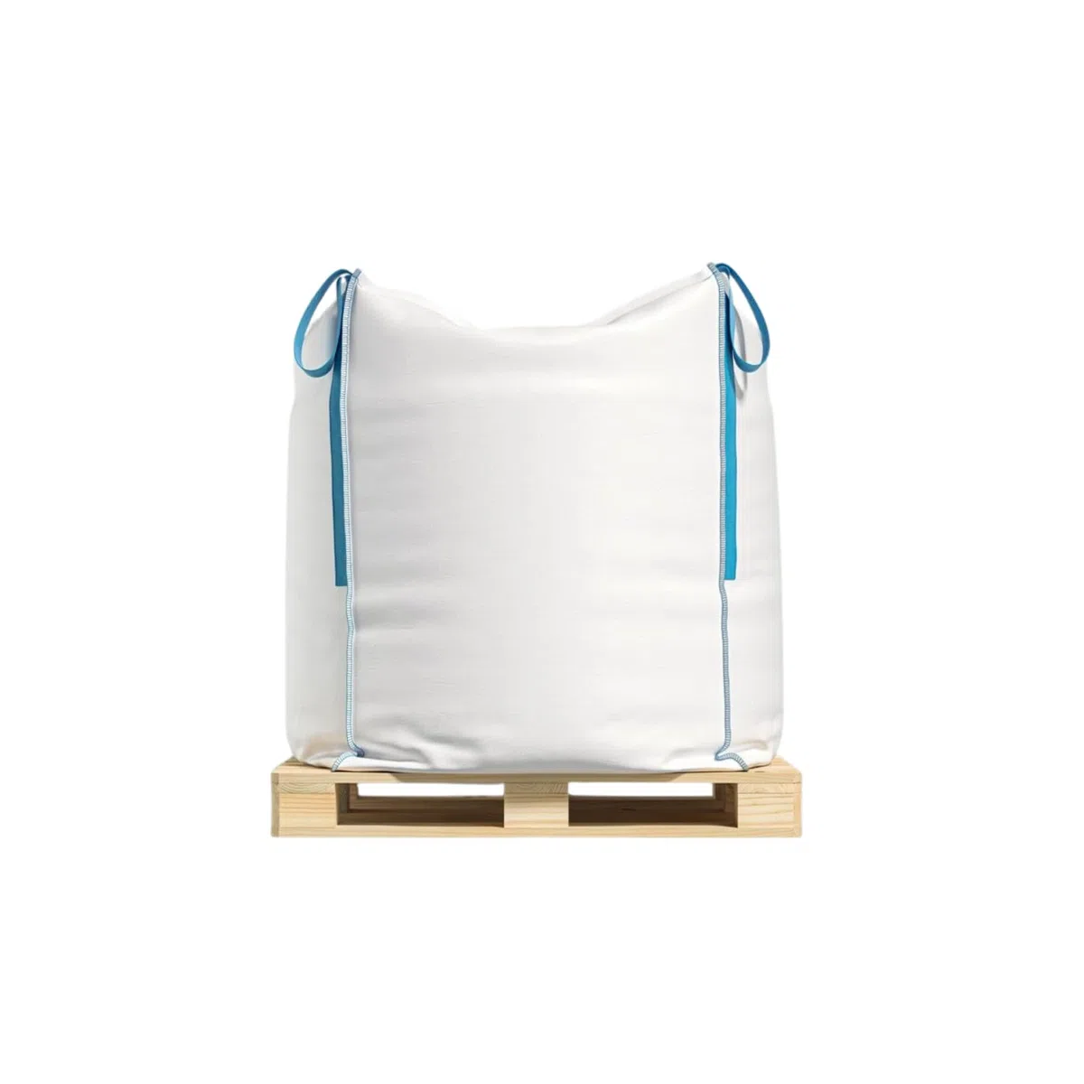Big Bag - Borsa da trasporto 90 x 90 x 90 cm, capacità 1000 kg, borsa in polipropilene intrecciato con 4 maniglie di sollevamento, per macerie, legno, sabbia, rifiuti da giardino (1)