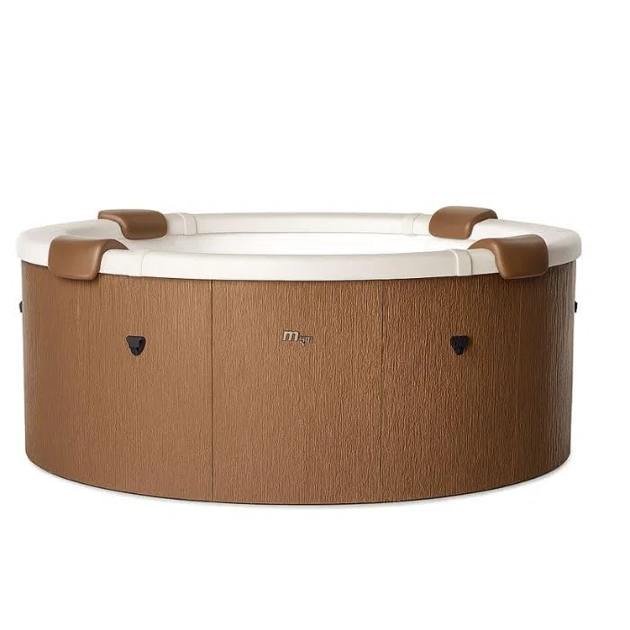 San Marco Piscina Idromassaggio SPA da Giardino per 6 Persone Mod. Rova con funzione Airpool da 130 getti e Whirpool per 4 sedute, con riscaldamento, Copertura inclusa