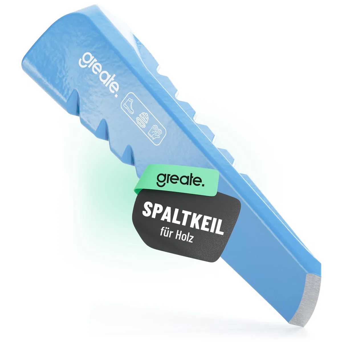 greate Cunei spaccalegna Manuale in Acciaio - Cuneo per spaccalegna Resistente all’Usura e Durevole in Acciaio C45 - Cunei spaca Legna