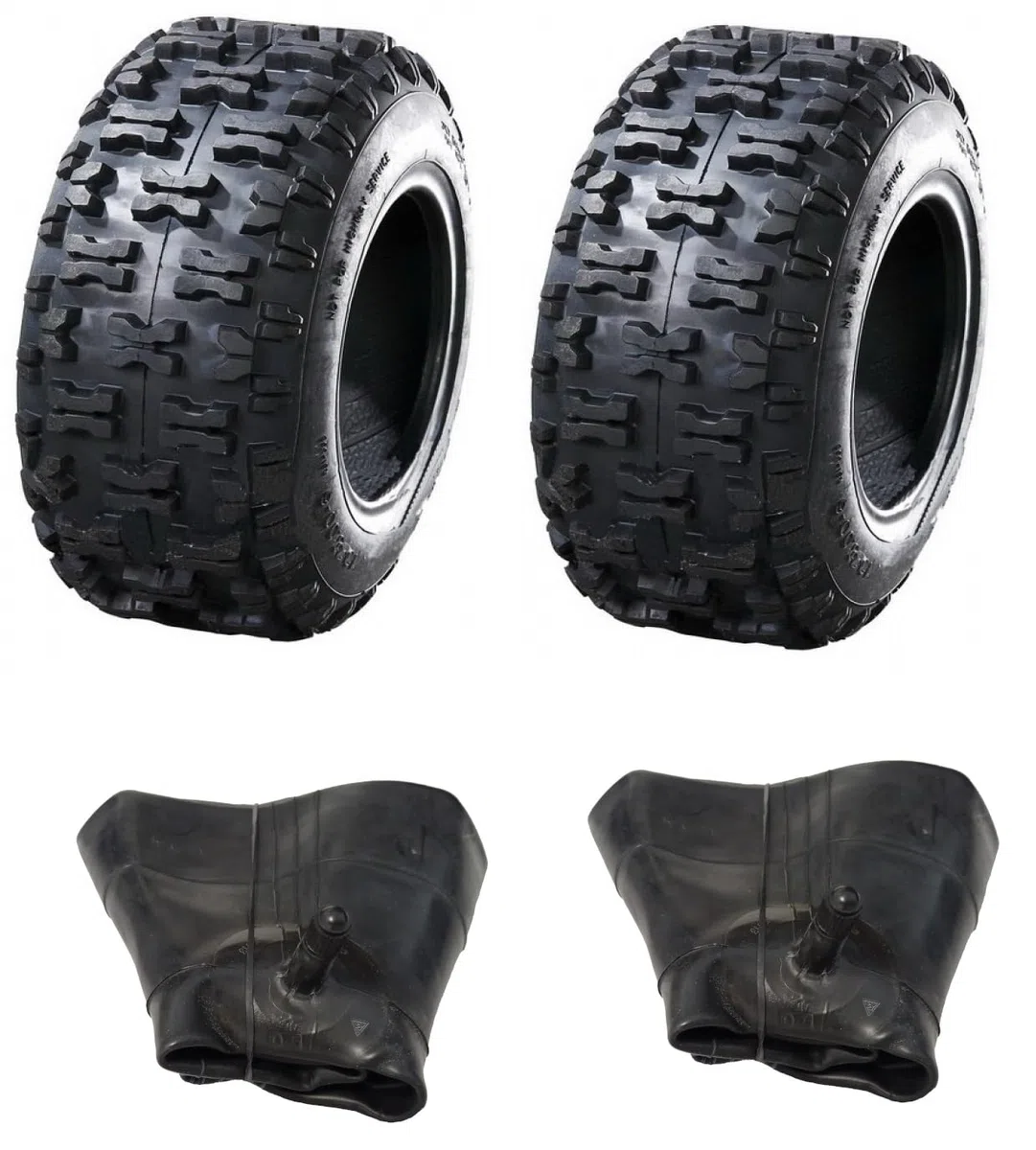HAKUBA 2 tubi e pneumatici 18 x 6,50 – 8 P5016 pneumatici 18 x 6,5 – 8 18 x 6,5 – 8 18 x 6,50 – 8 pneumatici per trattorini tosaerba
