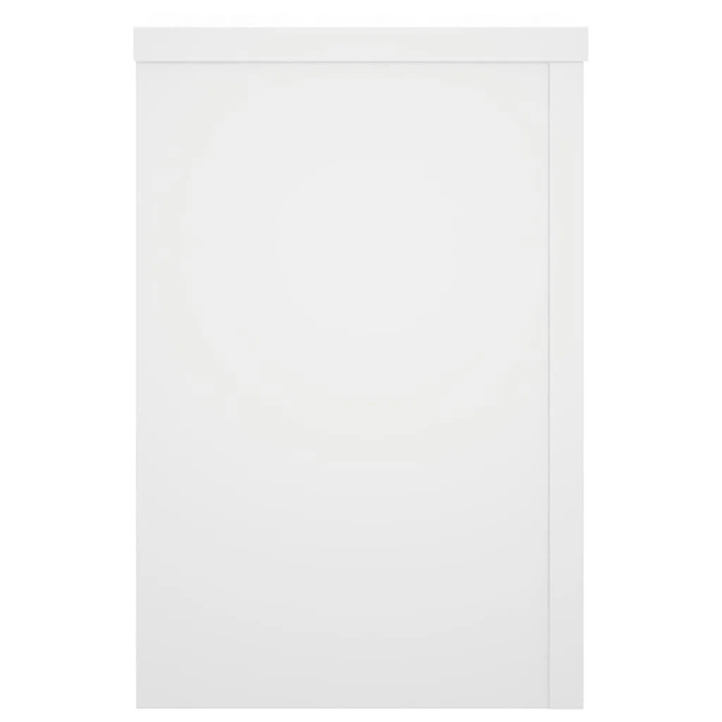vidaXL Supporti per Piante 2 pz Bianchi 25x25x35 cm Legno Multistrato, Supporto per Fiori, Porta Fiori, Supporto per Piante da Interno, Porta Piante
