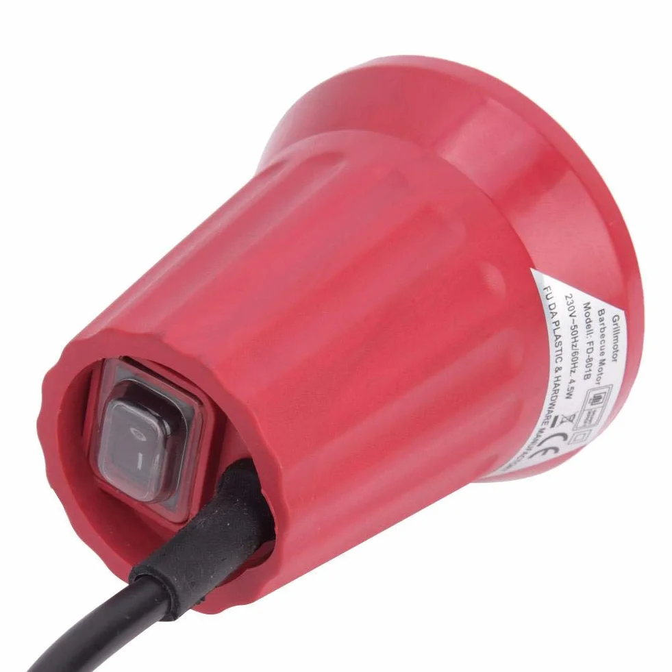 Motore per griglia per Barbecue, FD801B Motore per rotore per Barbecue in ABS Griglia per Macchina elettrica Accessori per Barbecue per Esterni Spina UE 250V