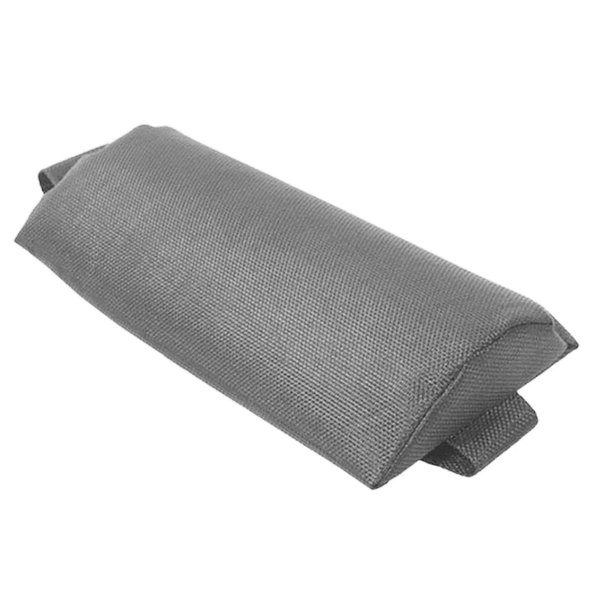 cuscino universale per sedia a sdraio da giardino, sedia a sdraio, cuscino da viaggio, cuscino per il collo con elastico grigio.