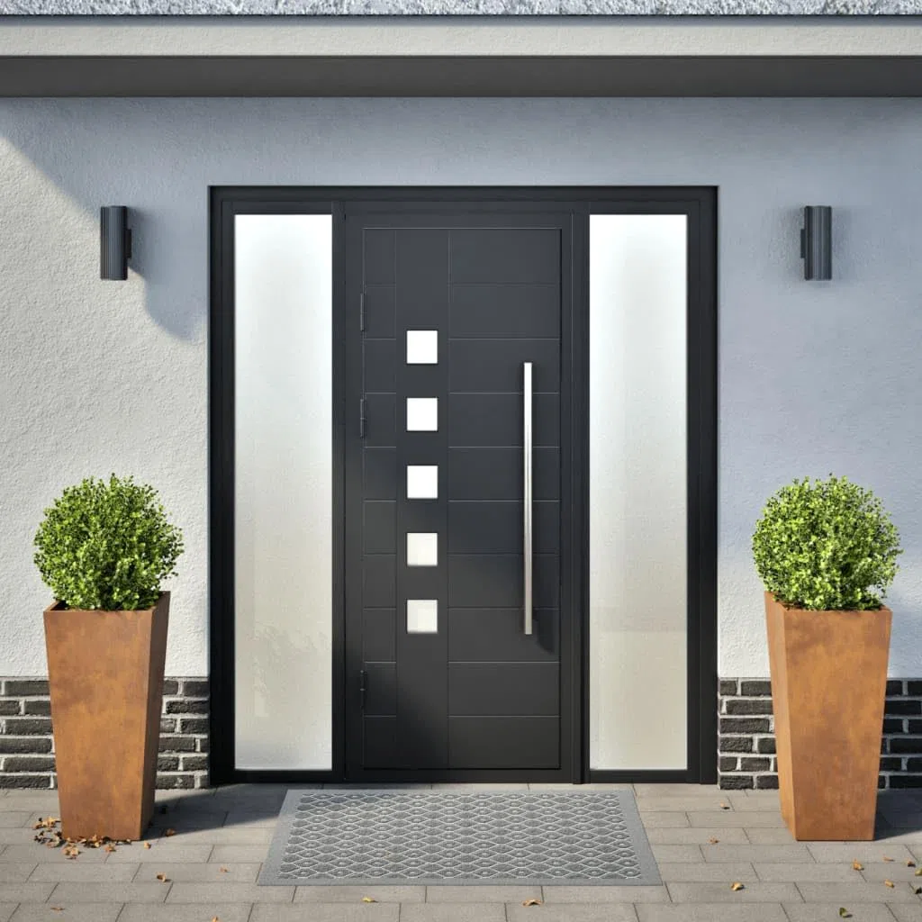 Generico Fioriere da Giardino 2 pz 35x35x75 cm in Acciaio Corten,Prato e Giardino,Giardinaggio,Vasi e fioriere-851093