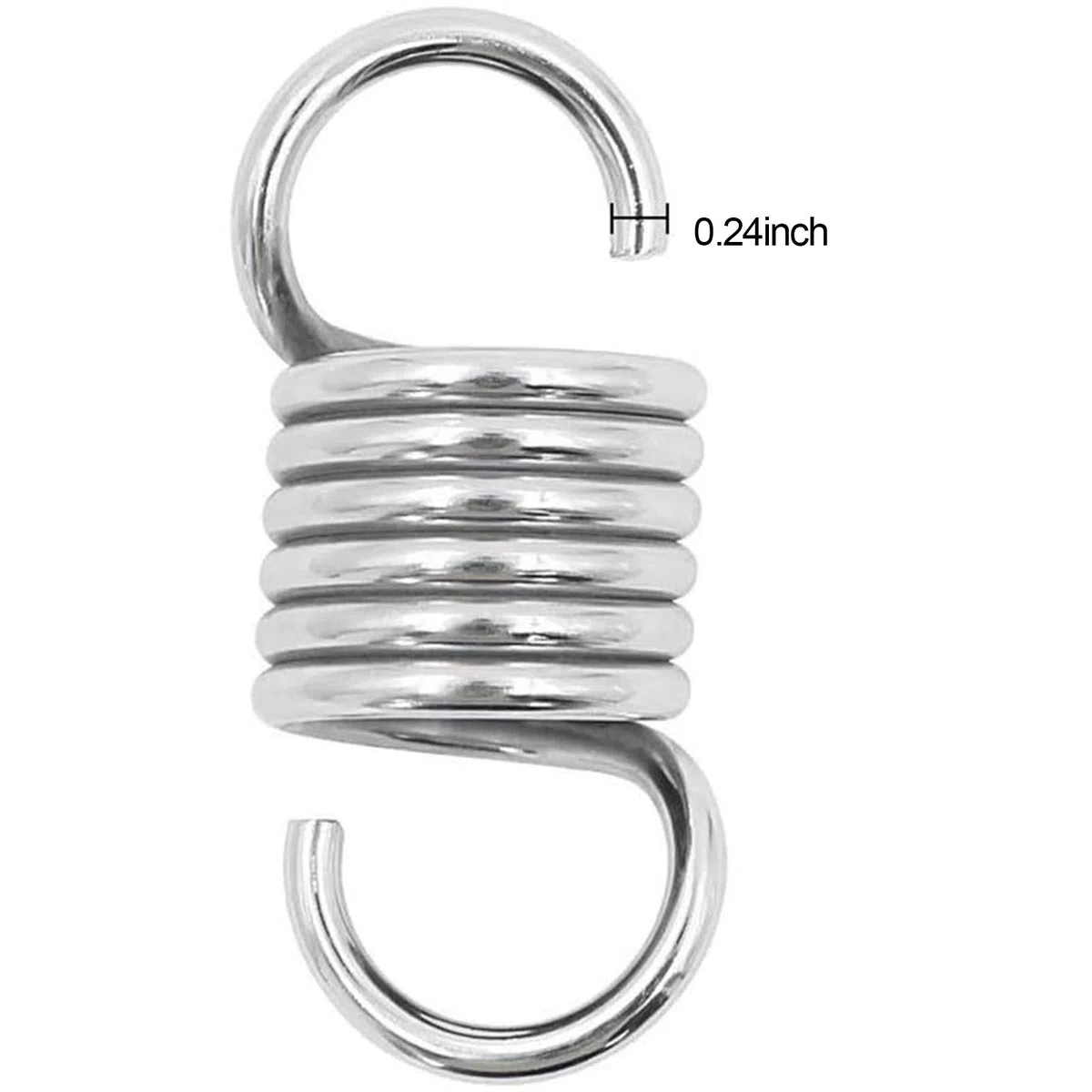 Aoneky Molla Gancio di Tensione per Boxe, Amaca, Carico Massimo 100KG - Molla di Prolunga Antirumore per Sacco Boxe, Dedile per Amaca, Sedia Sospesa(Molla 1)