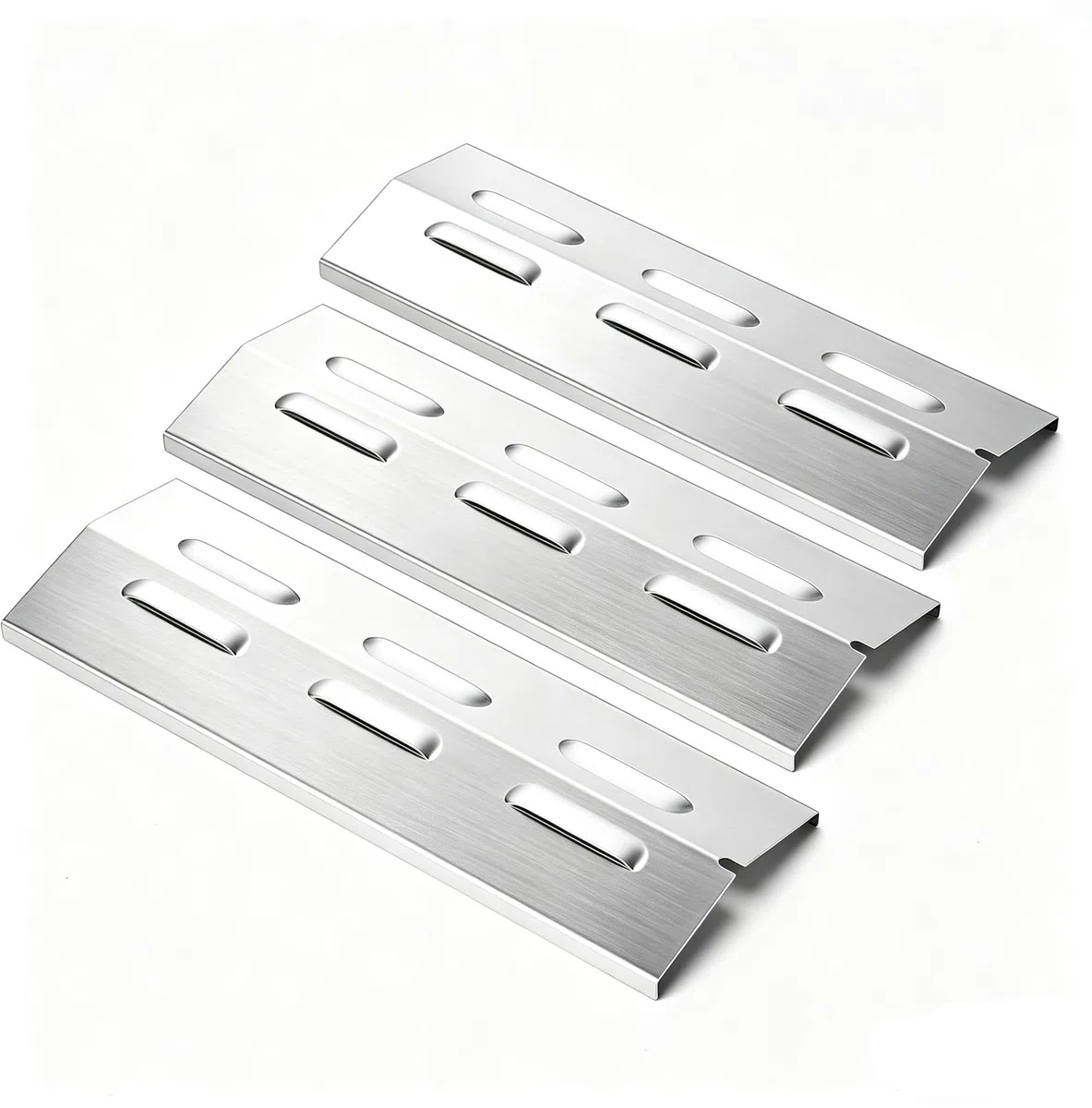 GFTIME 33,5 x 12 cm in acciaio inox piastra di calore pezzi di ricambio per Enders San Diego, 3 pezzi