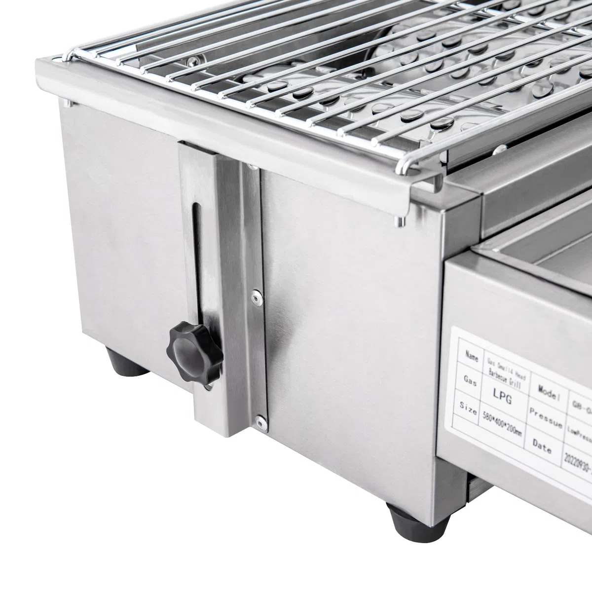Barbecue portatile a carbonella, in acciaio inox, per barbecue, barbecue, carbone, affumicatore, barbecue da tavolo, portatile, per picnic, giardino, terrazza