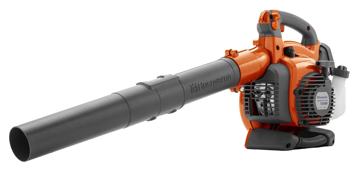 Husqvarna 125BVX - Soffiatore per foglie a benzina e aspirapolvere da giardino, 28 cm³, con pacciamatura, velocità e ugello regolabile