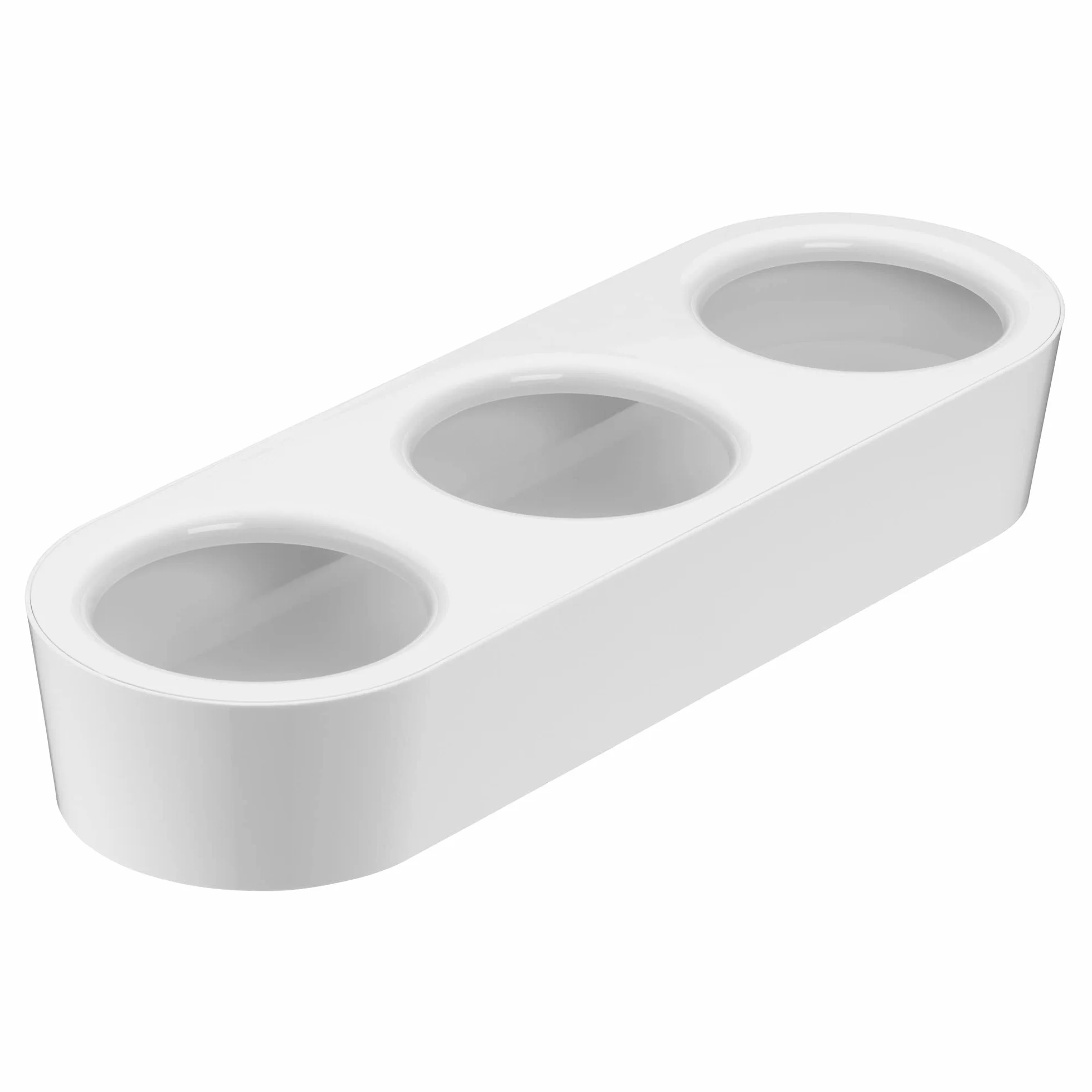 WMF Vaso per erbe gourmet con sistema di irrigazione in 3 parti, giardino delle erbe per la cucina, 36x 12,5x 12,5 cm, per erbe aromatiche fresche, bianco
