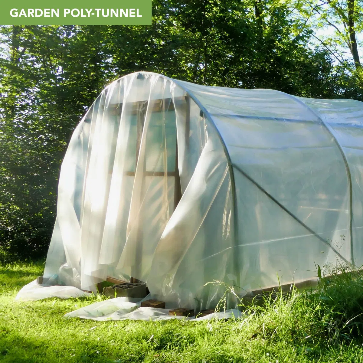BLOSTM Fogli di Polietilene Per Impieghi Gravosi 2m X 3m Fogli di Plastica Spessa Per L'isolamento del Giardinaggio e la Protezione Dalle Macerie di Edifici - 1000g (250 micron)