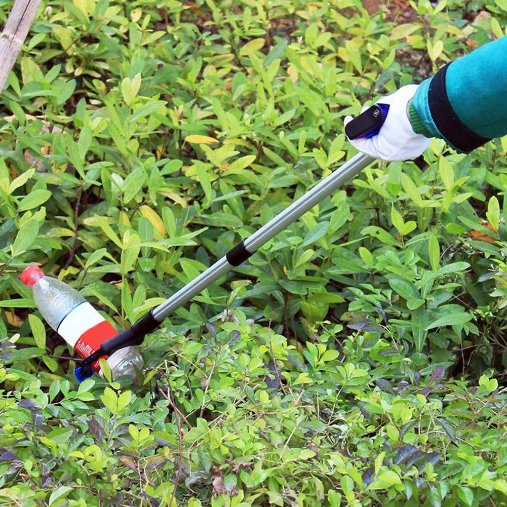 Pinza telescopica, 82cm Pinza telescopica Pieghevole, Pinza Prensile,Raccoglitore di immondizia, Pinza Morsetto in Gomma