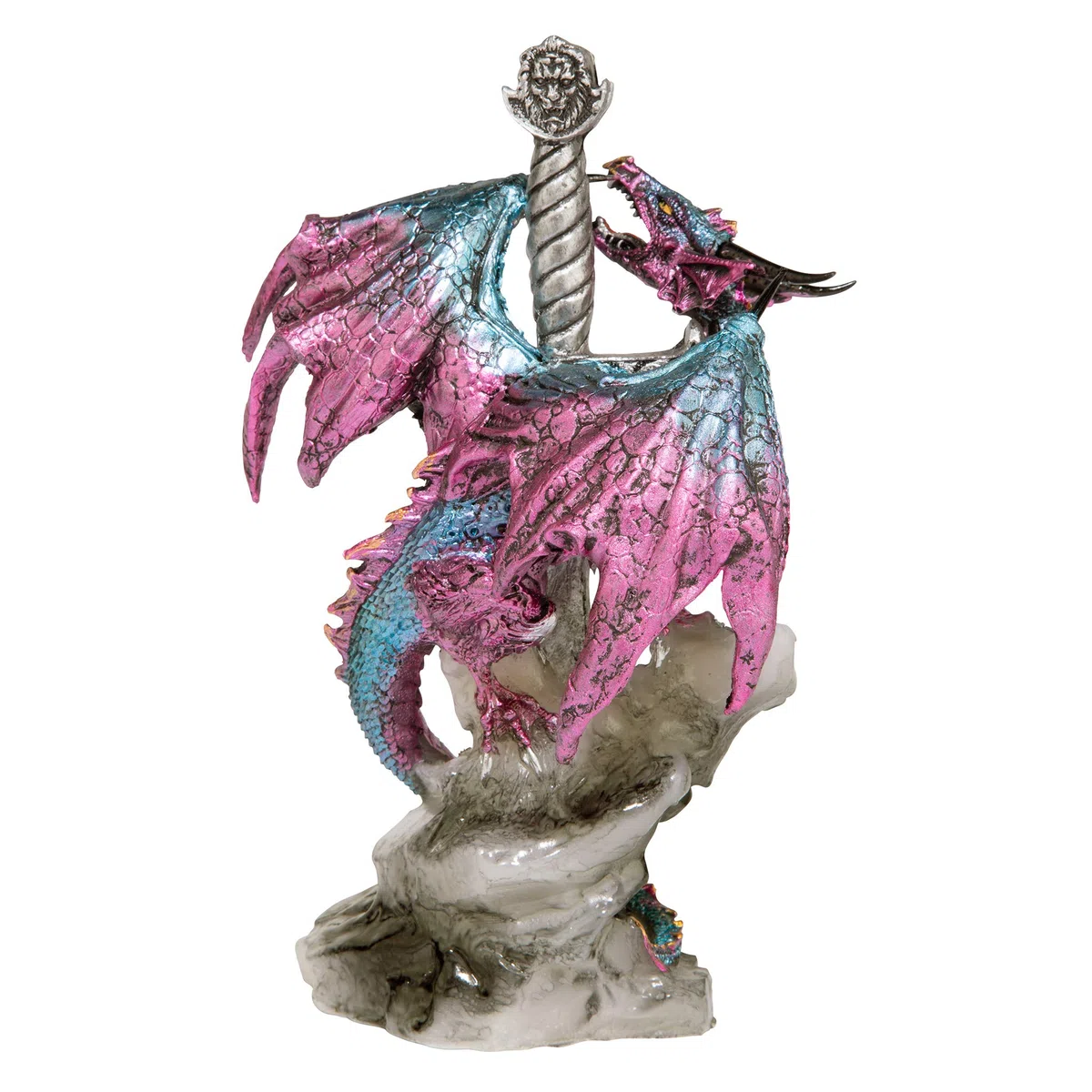 Design Toscano QS92707 Statua di Dragon Blade, 9x12.5x20.5 cm