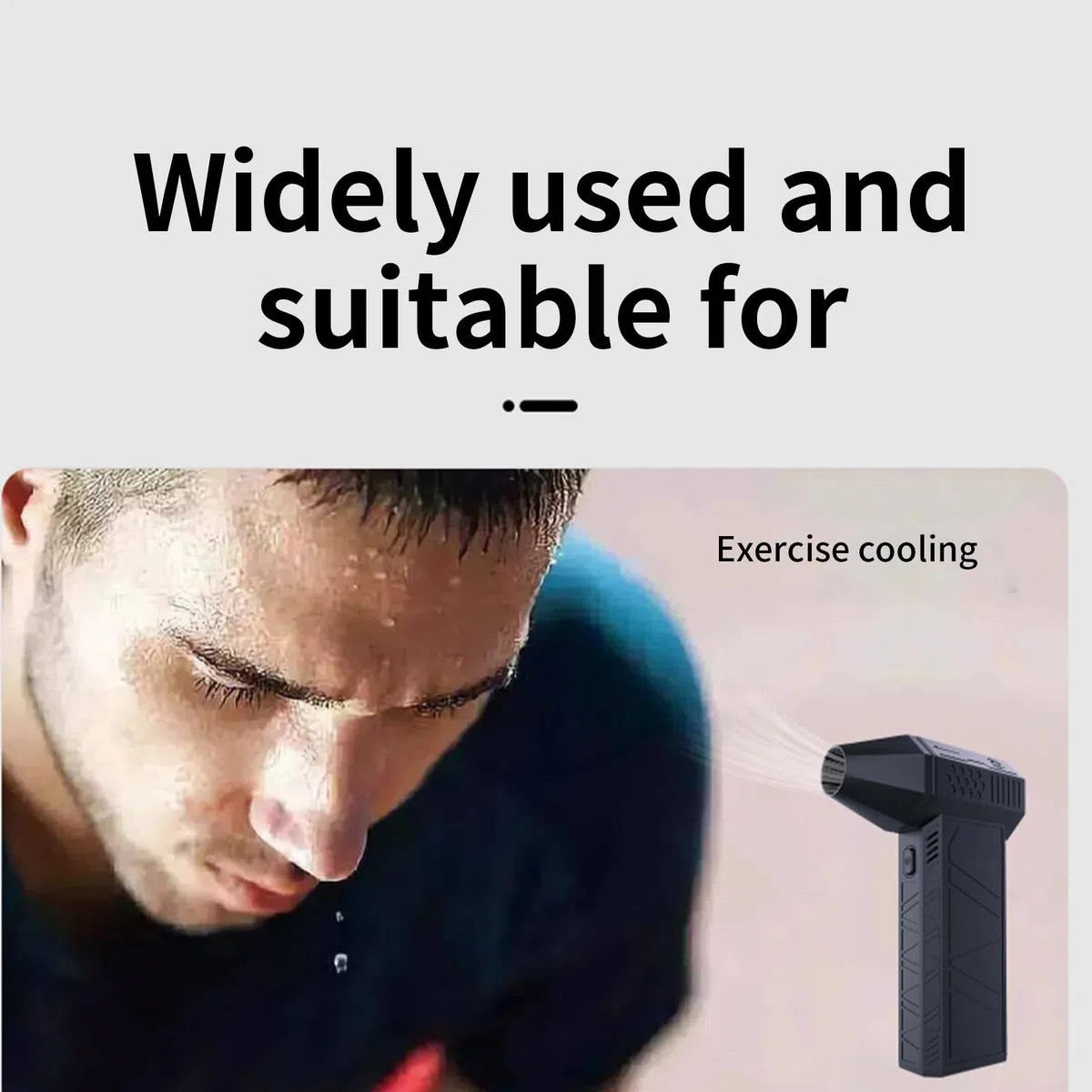 Soffiatore ad aria potente, batteria ricaricabile da 3000 mAh, estrattore di polvere ad aria, dispositivo portatile per attività all'aperto come campeggio, barbecue e