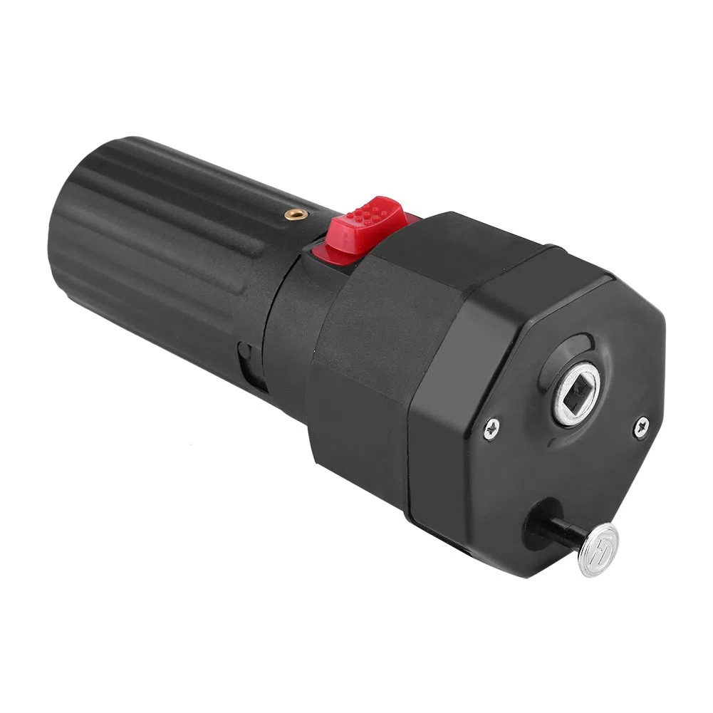 Fdit 1.5V Barbecue Girarrosto Motore Elettrico BBQ Grill Motore Arrosto Staffa Accessori Batteria Nera