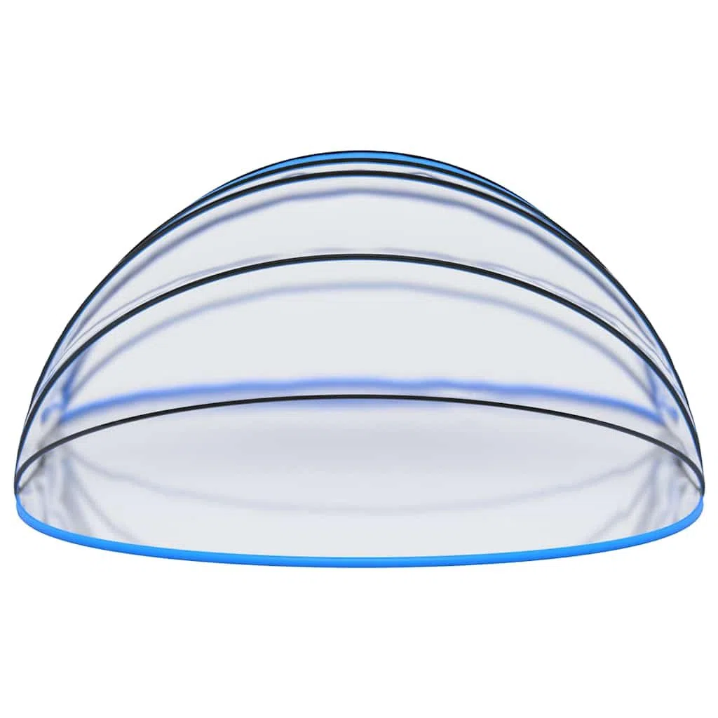 Piscina a cupola ovale, 620 x 410 x 210 cm, in PVC con telaio in fibra di vetro, copertura impermeabile per piscina fuori terra fino a 5 m, con porte arrotolabili, protezione UV
