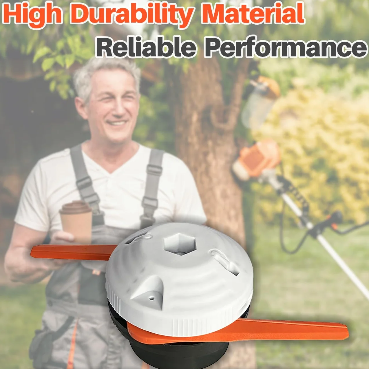 Polycut 6-2 Testina per STIHL FS38 FSA60R FSA86R FS40 FS50, Ricambi FSA 60 R Testina FS 38 Decespugliatore Accessorio, con 4 Ricambi (1 Pack)